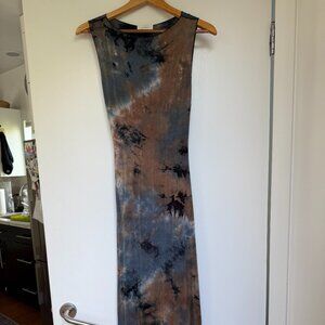 DISSH Millen Tie Dye Sleeveless Maxi Dress